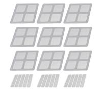 Gadpiparty 12pcs Self-adhesive Window Screen Repair Patch Set with Fiberglass Mesh Rectangular Screen Net Patches for Home Door Window Sturdy Insect Mesh