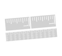 Gadpiparty 14pcs Boys and Girls Height Measuring Ruler Template Growth Chart for Wall Plastic Chart Ruler Stencil Reusable Template for Bedroom