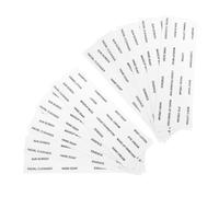 Gadpiparty 15 Sheets Bathroom and Travel Bottle Labels with Strong Adhesive, PVC Adhesive Sticker Material, Organize Jars and Bottles Easily for Toiletries and Cosmetics