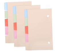 Gadpiparty 15 Sheets Paper Notebook Dividers with Writable Tabs Index Card Dividers for Organizing Reports Manuals Journals and Notebooks Practical Two Hole Design for Long Term Use