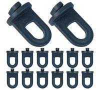 Gadpiparty 150 Pcs Greenhouse Twist Clips Plastic Hooks for Ceiling Track Easy Fixing Rings for Hanging Garden Accessories Greenhouse Clamps for Plants and Flower Basket Hangers