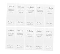 Gadpiparty 150pcs White Thank You Tag Stickers Self Adhesive Box Sealing Labels for Packaging Present Wrapping Mailing Small Business Use Easy Peel and Stick and Versatile