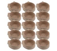 Gadpiparty 15Pcs 1400Ml Disposable Pet Water and Food Bowls with Cat Ear Design Spill-Proof Small Animal Feeding Bowls for Dogs and Cats Portable Paper Pet for Travel and Home Use