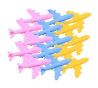 Gadpiparty 15Pcs Airplane Shape Student Erasers Lightweight Fun Rubbers for Classroom Rewards and Party Favors Bright Colored Learning Stationery Supplies Random Color