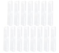 Gadpiparty 15Pcs Transparent Pen Cases Stylish Acrylic Pencil Storage Boxes for Easy Display for Business Trips and School Use