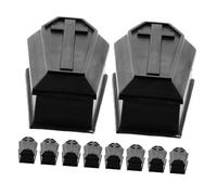 Gadpiparty 16pcs Mini Halloween Coffin Boxes Durable Decorative Props for Spooky Parties Haunted House Carnival Realistic Coffin Ornaments for Halloween Treats Pranks