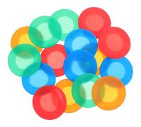 Gadpiparty 16pcs Silicone Stethoscope Diaphragm Head Covers with Assorted Orange, Red, Blue, Green Colors, Protective Silicone Covers for Clinical and Professional Use