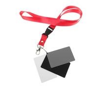 Gadpiparty 18% Grey Card White Balance Photography Card Set Waterproof Portable Grey Reference Reflector Panel for Camera Calibration and Video Lighting