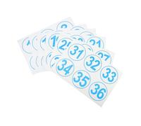Gadpiparty 18 Sheets Large Blue Number Spot Markers Stickers Self Adhesive Floor Dots for Classroom Preschool Kindergarten Back to School Supplies Peel and Stick Labels
