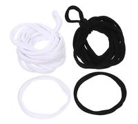Gadpiparty 192pcs Elastic Weaving Loom Refill Bands for DIY Potholder Kit Non Fading Durable Loops for Heat Insulation Pads and Home Crafts