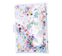 Gadpiparty 1Pc Colorful PVC Notebook Cover Protector Transparent Handbook Case for Students and Teachers Lightweight Eye Catching Design School Supply