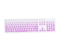 Gadpiparty 1pc Gradient Silicone Keyboard Protective Film for Wired Keyboard Cover for Personalization and Compatible and Models