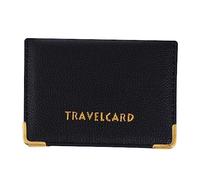 Gadpiparty 1pc Pu Leather Card Holder Slim Wallet for Bank Id Lightweight Travel Credential Case Credit Card Organizer Scratch Resistance