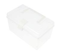 Gadpiparty 1Pc Versatile Transparent Storage Case Portable Household Organizer with Handle for Home Travel and Outdoor Use Lightweight Multi Functional Box for Emergency Supplies