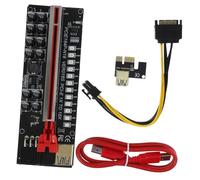 Gadpiparty 1set Pcie Riser to Mining Adapter Cable for Graphic Cards High-speed Pcie Extension for Efficient Data Transmission Plated Usb Ports Easy Installation Reliable Performance