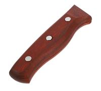 Gadpiparty 1set Solid Wood Cutter Handle Non-Skid Ergonomic Kitchen Replacement Grip with Comfortable Smooth Finish Wear-Resistant Chopping Tool Accessory