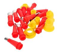 Gadpiparty 1set Stainless Steel Caulking Nozzle Kit Rubber Sealant Applicator Tool for Precision Grouting and Seam Finishing Design for Home and Bathroom Use