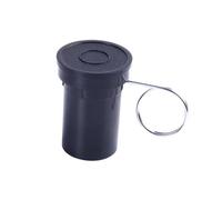 Gadpiparty 2.5x Miniature Monocular Telescope Pocket Telescope Black Metal Finger Buckle for Watching the Game and Observing Distant Objects