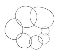 Gadpiparty 2 Packs Cassette Tape Machine Belt Recorder Rubber Belt Absorb Vibrations Flexible Black Rubber Material Repair Maintenance for Cassette Recorder