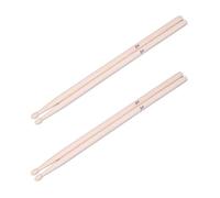 Gadpiparty 2 Pairs 5a Maple Drumsticks Sturdy Wood Percussion Sticks with Proper Weight, Reduces Wrist Fatigue, No Cracks or Fractures, for Orchestra Practice and Drummer Playing