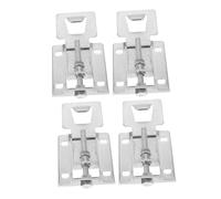 Gadpiparty 2 Pairs Adjustable Range Hood Hanger Floating Hanging Plate Universal Mounting Bracket Suitable For Different Heights Metal Range Hood Hook