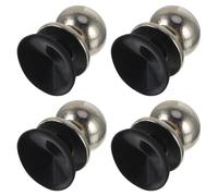 Gadpiparty 2 Pairs Silver Mobile Game Trigger Buttons for Phone and Tablet, Touch Screen Joysticks Gaming Auxiliary, Compatible with Mobile Shooting and Aim Games