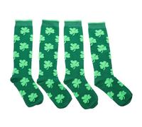 Gadpiparty 2 Pairs Socks Winter Warm Socks School Boot Socks Irish Costume Socks Warm Socks Women St Patricks Day Costume