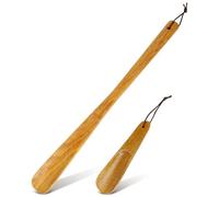 Gadpiparty 2 Pcs Shoe Horn Long Handled, Long And Short Handle Shoe Helpers for Men, Women, Seniors, Comfortable Mobility Tool for Easy Footwear Access