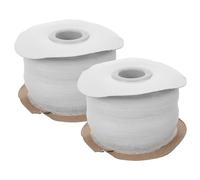 Gadpiparty 2 Rolls Fusible Interfacing Strips White Non-Woven Fabric Breathable Flexible Webbing Roll for Sewing Altered Clothing Garment T-Shirt Collars DIY Craft Accessories