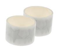 Gadpiparty 2 Rolls Star Reflective Iron on Tape for Clothing DIY Heat Transfer Vinyl Film Silver 3cm Reflective Fabric Tape for Clothes Craft and Hot Stamping