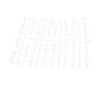 Gadpiparty 2 Sets Interchangeable Plastic Letters for Felt Letter Boards White Alphabet for Message Boards with Large Capacity for Creating DIY Messages