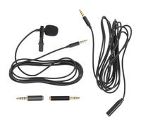 Gadpiparty 2 Sets Omnidirectional Microphone Bundle for Laptop and Camera with Portable Bag and Foam Cover, Easy to Use Recording Mic Kit for Home and Movies