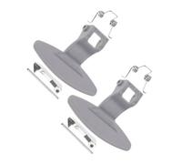 Gadpiparty 2 Sets Washer Dryer Door Handle Replacement for Drum Washing Machines Durable Metal Fastener Easy Installation Secure Closure Compatible with Wd