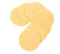 Gadpiparty 20 Pcs Hermit Crab Humidity Maintaining Sponges Unbleached round Crab Sponges for Small to Medium Aquarium Tanks Multi-functional Water Drinking