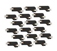 Gadpiparty 20 Pcs Hot Swap Pcb Socket Connector Hot-swappable Abs Keyboard Key Base Two Clamps Professional Design for Mechanical Keyboard Modification
