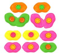 Gadpiparty 20 Pcs Lip-Shaped Whistles for Kids - Colourful Plastic Noisemakers for Party Bags - Fun Musical Toy Favors for Birthday, Carnival Prizes & Classroom Rewards - Multi-Coloured