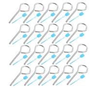 Gadpiparty 20 Set Fire Extinguisher Pin and Plastic Tamper Seal Kit Iron Safety Pull Pins for Fire Safety Accessories Easy Installation and Reliable Locking for Emergency Use