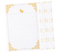 Gadpiparty 20 Sheets Vintage Style Letter Writing Paper Lined Retro Stationery for Letters Notes Poems and Messages Thickened Paper for Wedding Invitations and Everyday Use