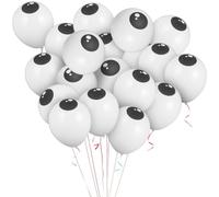 Gadpiparty 200 Pack Eyeball Balloons Halloween Party Decorations - Latex Scary Eye Balloons for Halloween Themed Party, Haunted House, Spooky Gathering, Holiday Decoration Supplies