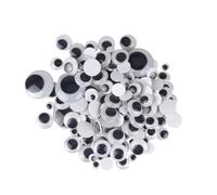 Gadpiparty 200 Pcs Self Adhesive Eyes for Crafts Durable Sticky Googly Eyes for DIY Scrapbooking Puppets Birthday Cards Balloons Clothes School Teaching and Parent Activities