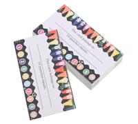 Gadpiparty 200PCS Classroom Punch Cards for Behavior Management Thick Coated Paper Incentive Cards with Vibrant Designs and Blank Back for Teacher Notes Point Reward System for Students