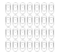 Gadpiparty 200pcs Cute Paper Clips - Silver Cute Mini Heart Shaped Binder Clips - Steel Wire Paperclips for Organizing Documents Classroom Memo Journal Teacher Stationery