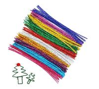 Gadpiparty 200Pcs Multicolor Glitter Bendable Craft Sticks for Flexible Building Stick Set Creative DIY Art Supplies for Birthday Party Decorations and Imaginative Play Random Color