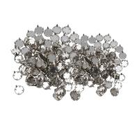 Gadpiparty 200pcs round Claw Rhinestone Spike Studs Rivets with Glittering Alloy Metal for DIY Clothes and Bags Accessories, 8mm and 6mm Sizes Included