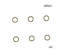 Gadpiparty 200pcs Stainless Steel Split Rings Key Chain Circles for DIY Jewelry Making Lightweight Metal Key Rings for Bracelets Necklaces Craft Projects