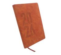 Gadpiparty 2026 Planner Weekly Monthly Planner Notebook A5 5.8x8.3 Inch Pu Soft Cover Paper Rounded Corners Sturdy Construction Unique Style Clean Professional Look Daily Scheduling Home