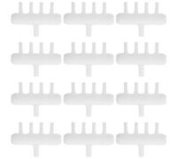 Gadpiparty 20pcs Aquarium Air Pump Divider 4-port Oxygen Flow Splitter Valve 8mm to 4mm Plastic Air Distributor for Fish Tank Pump Accessories