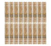 Gadpiparty 20pcs Brass Invisible Barrel Hinges 4x20mm Small Concealed Hinges for Jewelry Boxes, Cabinet Doors, and Mini Woodworking Projects Hidden Door Hardware