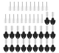 Gadpiparty 20Pcs Draft Beer Tap Plug Brushes with Reusable Stainless Steel Cleaning Brushes, Black and Tap Caps for Home Brew Accessories and Faucet Dust Protection