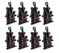 Gadpiparty 20pcs Halloween Castle Pendant Alloy Charm for Bracelet and Anklet, Black Haunted House DIY Jewelry Accessory with Unique Delicate Design for Costume Decoration